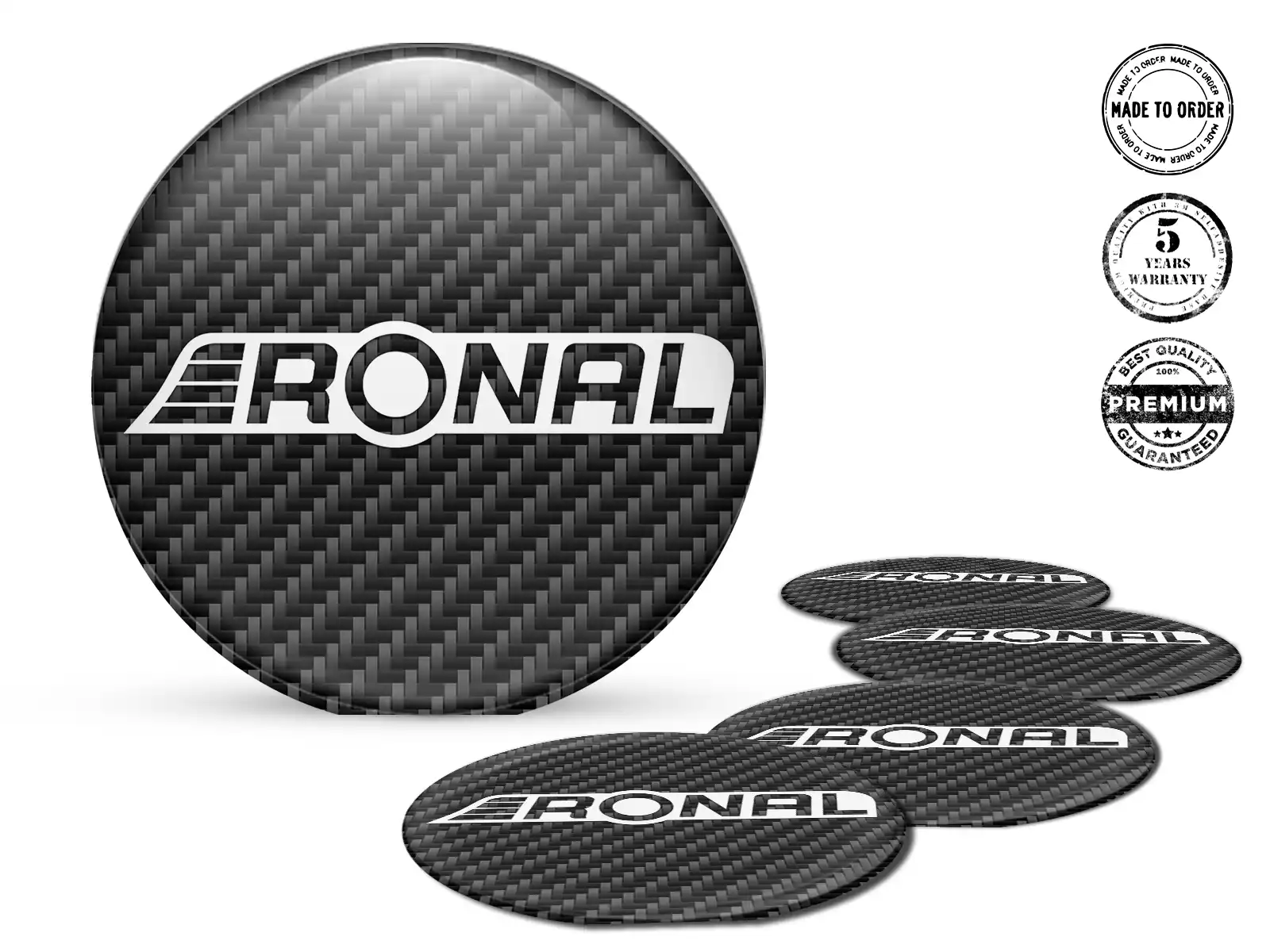 Ronal Radplaketten Ausgabe Premium Auto-Labels